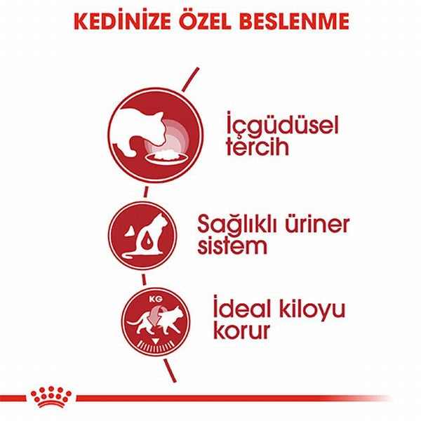 Royal Canin İnstinctive Gravy Pouch Yetişkin Kedi Konservesi 6 Adet 85 Gr
