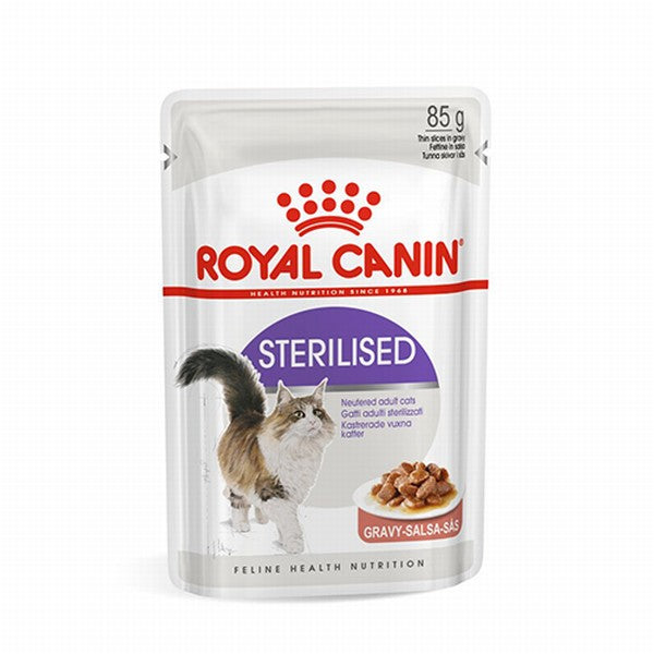Royal Canin Sterilised Gravy Pouch Kısırlaştırılmış Kedi Konservesi 6 Adet 85 Gr