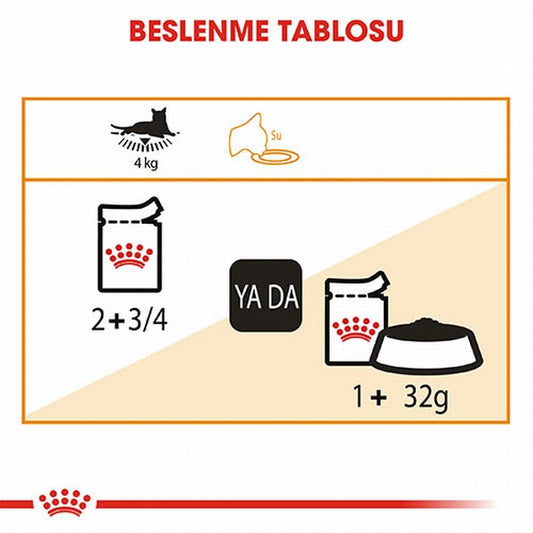 Royal Canin İntense Beauty Jelly Pouch Yetişkin Kedi Konservesi 6 Adet 85 Gr