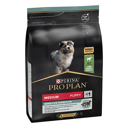 Pro Plan Medium Puppy Sensitive Digestion Kuzulu Orta Irk Yavru Köpek Maması 3 Kg