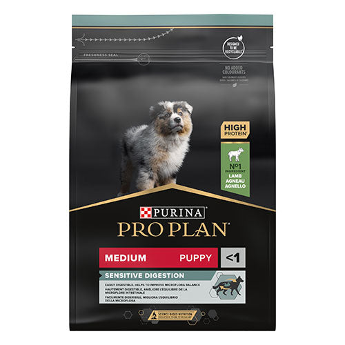 Pro Plan Medium Puppy Sensitive Digestion Kuzulu Orta Irk Yavru Köpek Maması 3 Kg