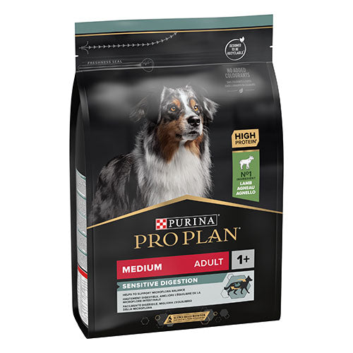 Pro Plan Medium Adult Sensitive Digestion Kuzulu Orta Irk Yetişkin Köpek Maması 3 Kg