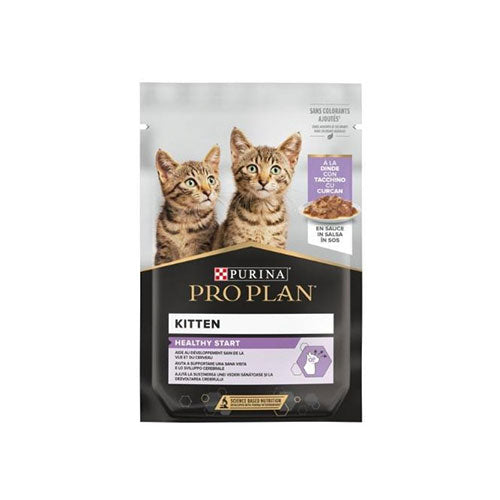 Pro Plan Kitten Pouch Hindili Yavru Kedi Konservesi 12 Adet 85 Gr