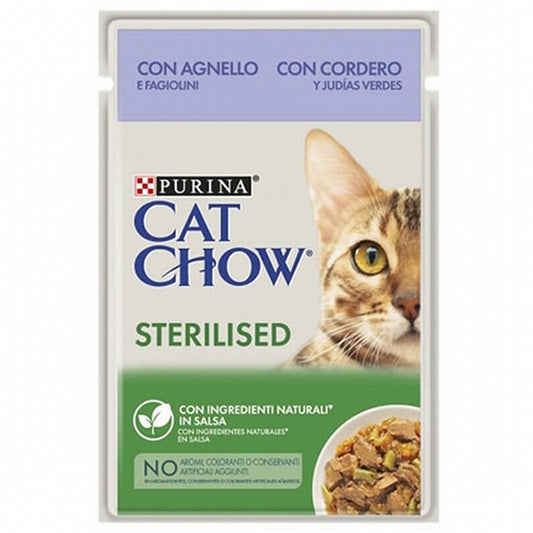 Cat Chow Sterilised Pouch Kuzulu Kısırlaştırılmış Kedi Konservesi 85 Gr