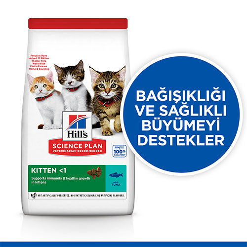 Hill’s SCIENCE PLAN Kitten Tuna Balıklı Yavru Kedi Maması 1,5 Kg