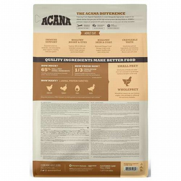 Acana Homestead Harvest Tavuklu ve Hindili Yetişkin Kedi Maması 4,5 Kg