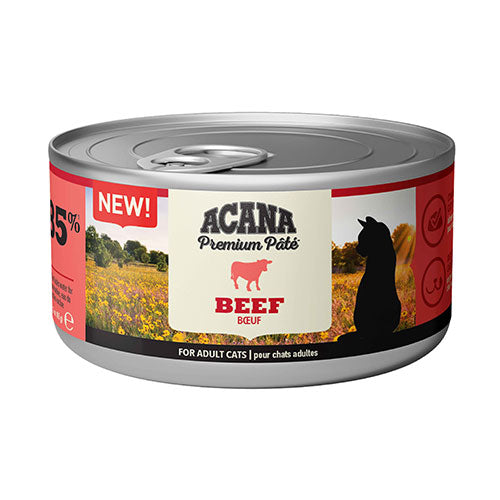Acana Premium Pate Sığır Etli Ezme Yetişkin Kedi Konservesi 85 Gr