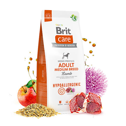 Brit Care Hypoallergenic Adult Medium Breed Kuzulu Orta Irk Yetişkin Köpek Maması 12+2 Kg