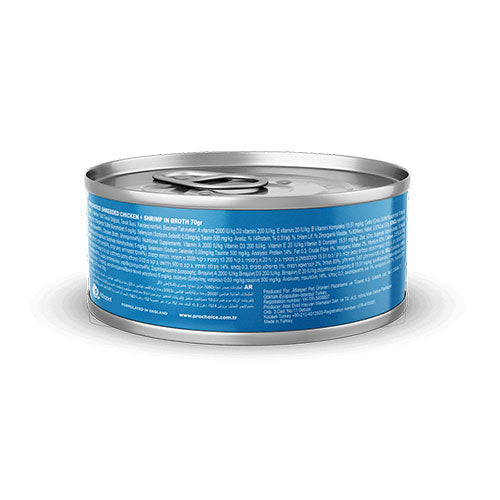 Pro Choice Hypo-Allergenic Sos İçinde Tavuklu ve Karidesli Tahılsız Yetişkin Kedi Konservesi 70 Gr