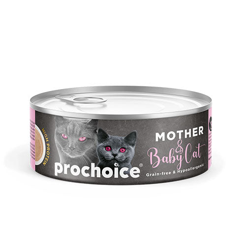 Pro Choice Mousse Anne ve Bebek Kediler İçin Tavuklu Yavru Kedi Konservesi 80 Gr