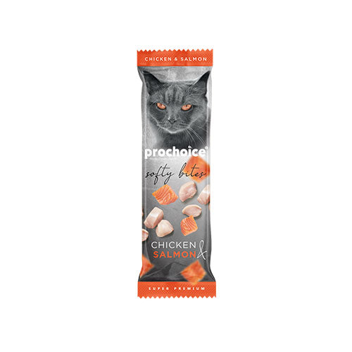 Pro Choice Softy Bites Tavuklu ve Somonlu Yumuşak Kedi Ödül Maması 10 Gr