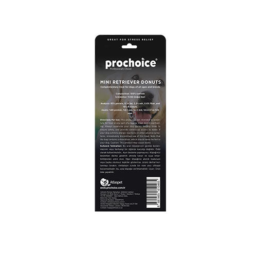 Pro Choice Tahılsız Donut Köpek Ödül Kemiği 9 Cm 3'lü