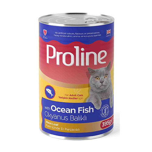 Proline Okyanus Balıklı Pate Yetişkin Kedi Konservesi 24 Adet 395 Gr