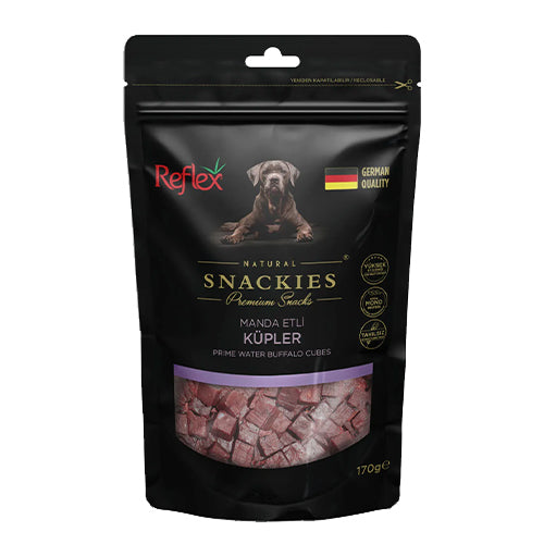 Reflex Snackies Natural Kuzu Etli Küp Tahılsız Köpek Ödülü 80 gr
