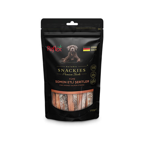 Reflex Snackies Natural Füme Somon Etli Şerit Köpek Ödül Maması 170 Gr