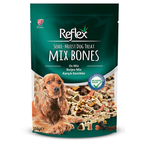 Reflex Semi Moist Karışık Kemik Yarı Yumuşak Köpek Ödülü 150 Gr