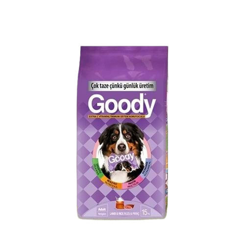 Goody C Vitaminli Lamb Kuzulu Pirinçli Yetişkin Köpek Maması 15 Kg