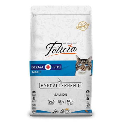 Felicia Hypoallergenic Somonlu Düşük Tahıllı Yetişkin Kedi Maması 2 Kg