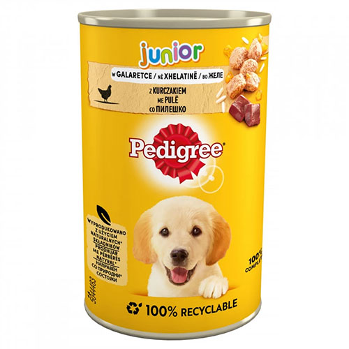 Pedigree Puppy Tavuklu Soslu Yavru Köpek Konservesi 6 Adet 400 Gr
