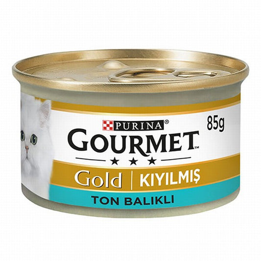 Gourmet Gold Kıyılmış Ton Balıklı Yetişkin Kedi Konservesi 6 Adet 85 Gr