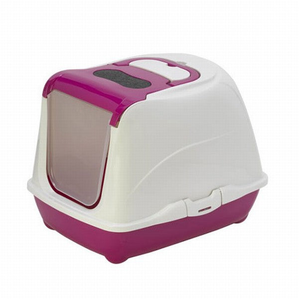 Moderna Flip Cat Kapalı Kedi Tuvaleti 50 Cm Fuşya