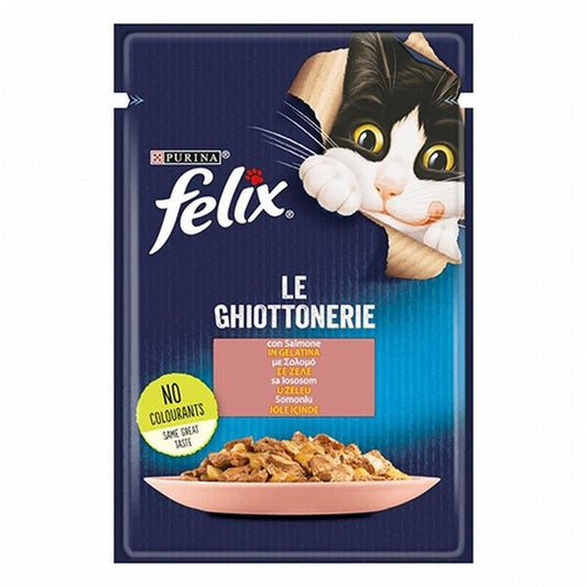Felix Pouch Somonlu Yetişkin Kedi Konservesi 6 Adet 85 Gr