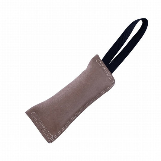 Doggie Deri Eğitim Köpek Isırma Yastığı Bej 6x25 Cm