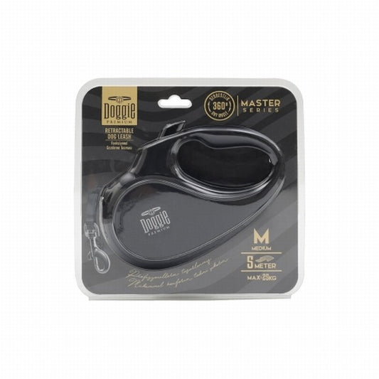 Doggie Otomatik Köpek Tasması Master Seri Medium Siyah