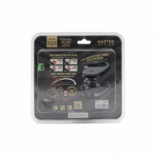 Doggie Otomatik Köpek Tasması Master Seri Medium Yeşil