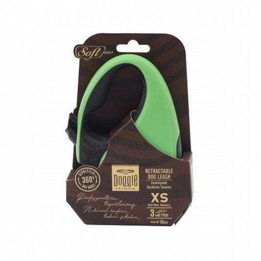 Doggie Otomatik Köpek Tasması Soft Seri XS Yeşil