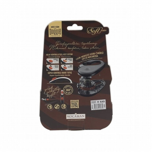 Doggie Otomatik Köpek Tasması Soft Seri Medium Beyaz