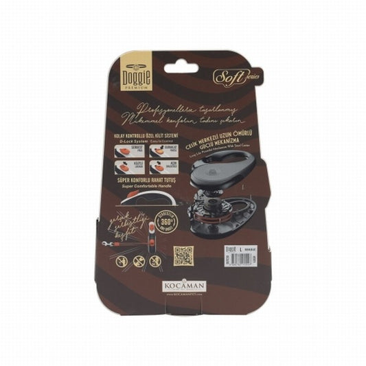 Doggie Otomatik Köpek Tasması Soft Seri Large Mavi