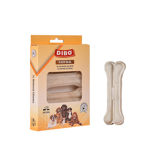 Dibo Beyaz Press Kemik Köpek Ödülü 4'lü 30-35 Gr 10 Cm