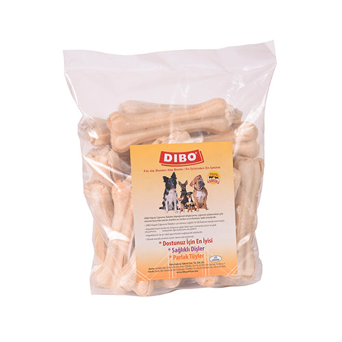 Dibo Beyaz Press Kemik Köpek Ödülü 25'li 25-55 Gr 12 Cm