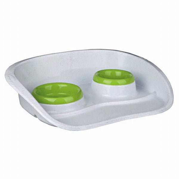 Trixie Plastik İkili Kedi Köpek Mama Su Kabı Seti 0,25 Lt 9 Cm 0,3 Lt 11 Cm