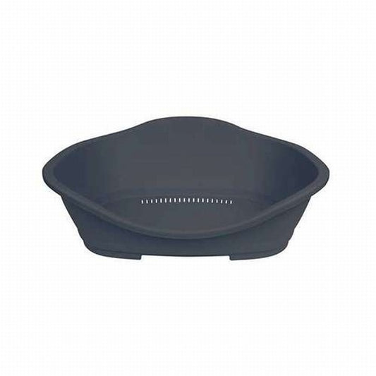 Trixie Sert Plastik Köpek Yatağı No:4 88x62 Cm Gri