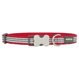Reddingo Fang It Desenli Kırmızı Köpek Boyun Tasması Small 15 Mm 24-36 Cm