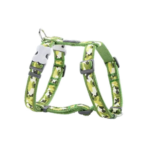 Reddingo Kamuflaj Desenli Yeşil Köpek Göğüs Tasması Large 25 Mm
