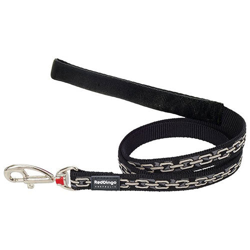 Reddingo Zincir Desenli Köpek Uzatma Tasması Medium 20 Mm 1,2 Mt