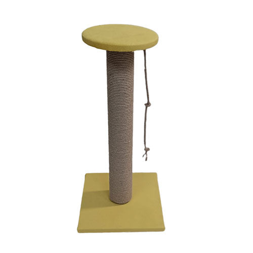 Bedspet Oturaklı Kalın Kedi Tırmalaması 70 Cm Sarı