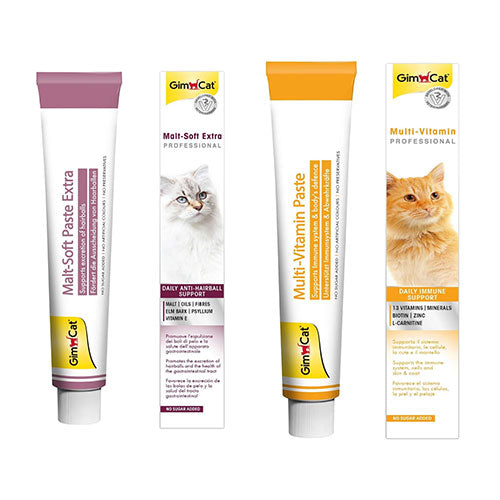 GimCat Kedi Macunu Malt Soft 100 Gr + Multiviamin 100 Gr