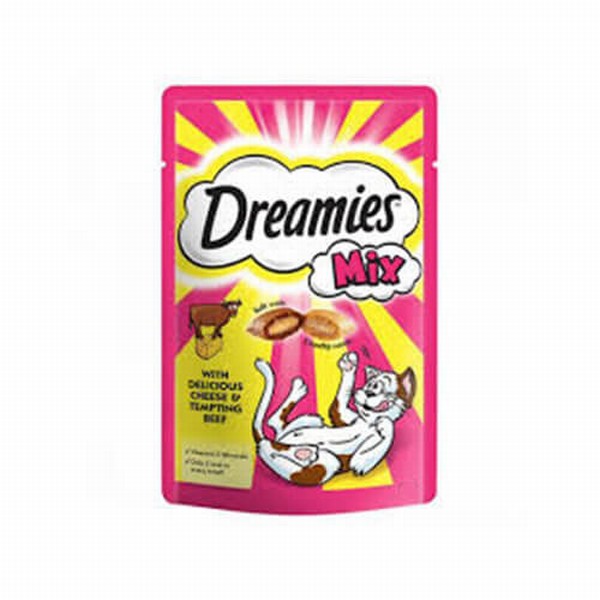 Dreamies Mix Sığır Etli ve Peynirli Kedi Ödülü 60 Gr