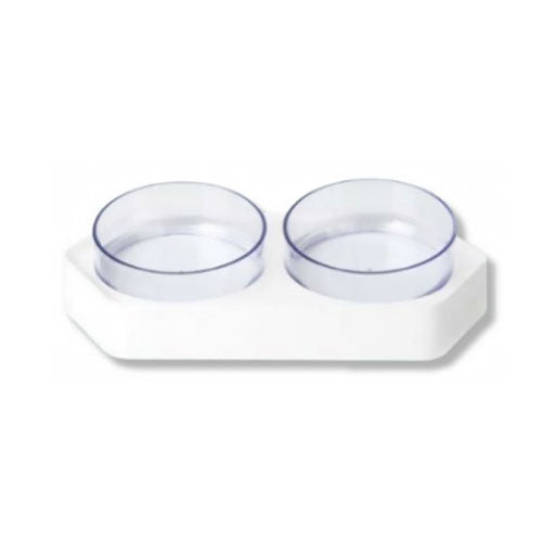 Pawise Plastik İkili Köpek Mama ve Su Kabı 2x400 Ml