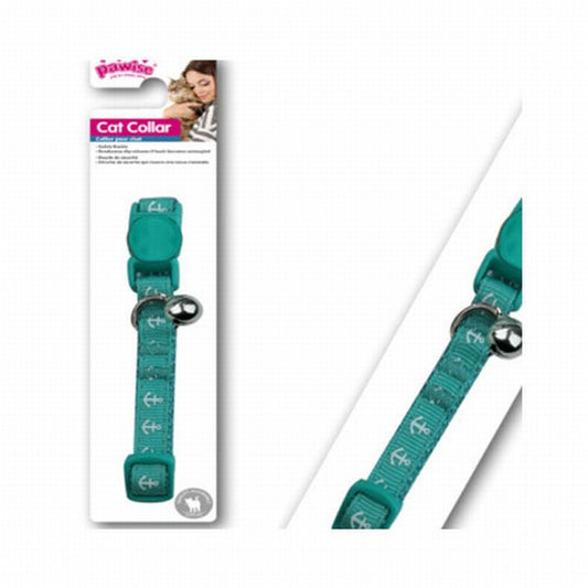 Pawise Çapa Desenli Kedi Boyun Tasması Yeşil