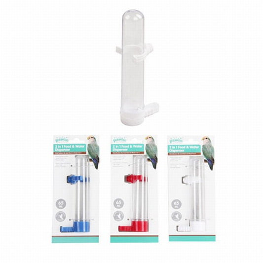 Pawise Plastik Kuş Suluğu ve Yemliği 65 Ml 14,5 Cm