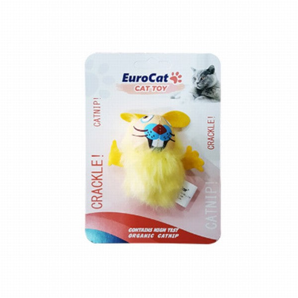 EuroCat Sarı Fare Kedi Oyuncağı 7,5 Cm