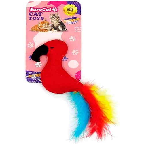 EuroCat Toys Peluş Papağan Kedi Oyuncağı