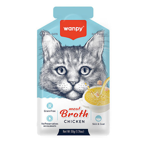 Wanpy Tavuk Etli Tahılsız Kedi Çorbası 50 Gr