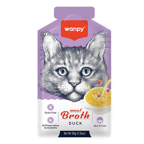 Wanpy Ördek Etli Tahılsız Kedi Çorbası 50 Gr