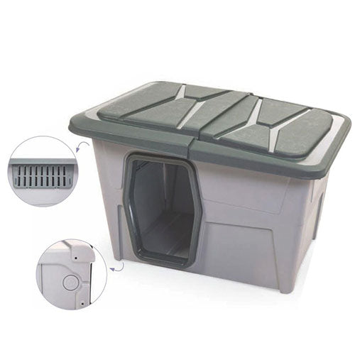 Baraka Plastik Köpek Kulübesi M-93x73x60 Cm